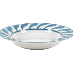 Pick a Poppy Djupa Tallrikar-Swirl Djup Tallrik 22 cm, Blå