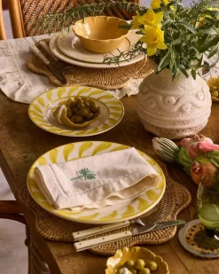 Pick a Poppy Mattallrikar-Swirl Tallrik 28 cm, Blå