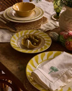 Pick a Poppy Mattallrikar-Swirl Tallrik 28 cm, Blå