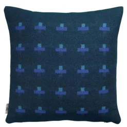 Røros Tweed Prydnadskuddar & Fodral-Syndin Kudde 50x50 cm, Blå