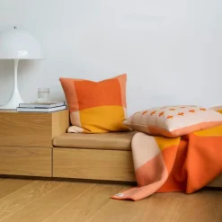 Røros Tweed Prydnadskuddar & Fodral-Syndin Kudde 50x50 cm, Blå