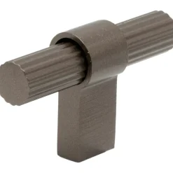 Beslag Design Knoppar & Dörrhandtag-T Helix Stripe Knopp, Antique bronze