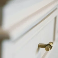 Beslag Design Knoppar & Dörrhandtag-T Helix Stripe Knopp, Antique bronze