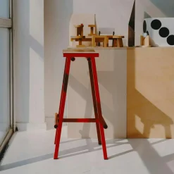 Taburete 8 Barstol 75 cm, Signal Red