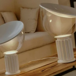 Flos Bordslampor-Taccia Small Bordslampa, Silver