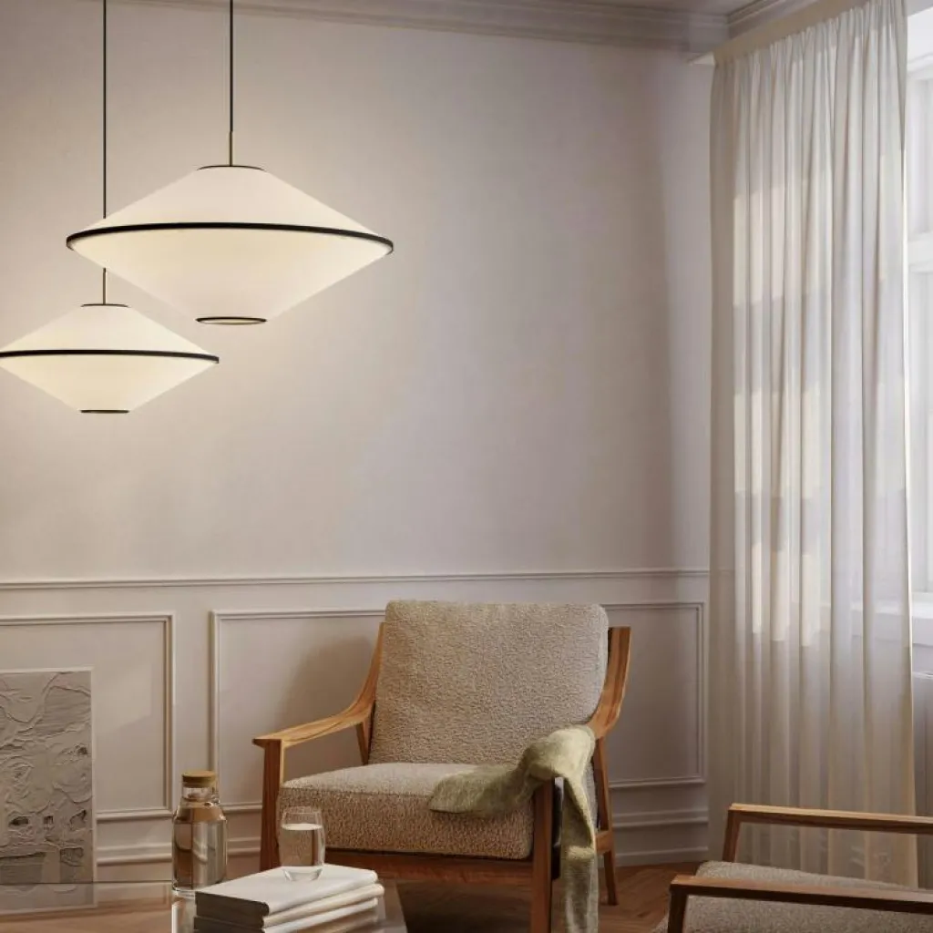 Edgeform Pendellampor-Tafta Pendel Ø52 cm, Natur