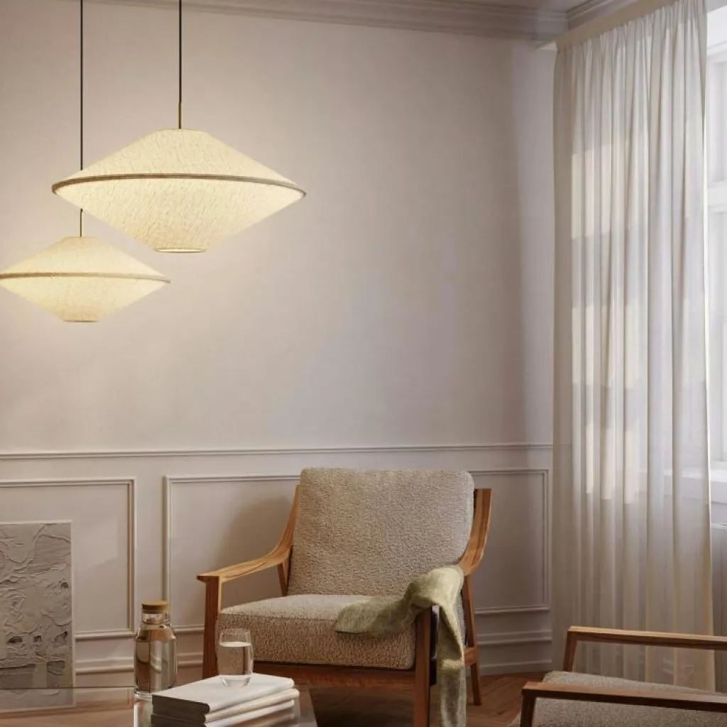 Edgeform Pendellampor-Tafta Pendel Ø52 cm, Natur