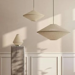 Edgeform Pendellampor-Tafta Pendel Ø52 cm, Natur