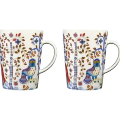 Iittala Tekoppar|Kaffekoppar-Taika Mugg 40 cl Vit, 2-Pack