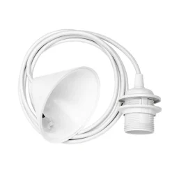 Takupphäng Cord Set, Vit