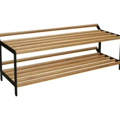 Essem Design Skohyllor-Tamburin Skohylla 60cm, Svart/ Svartbetsad Ek