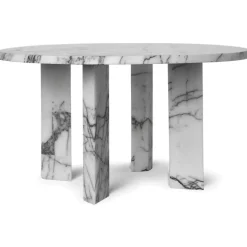 Taula Soffbord Ø67 cm, Vit / Charcoal