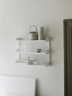 New Works Modulära Hyllsystem|Vägghyllor-Tehylla, Svart Ask