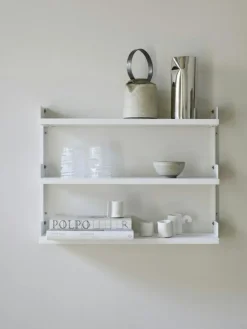 New Works Modulära Hyllsystem|Vägghyllor-Tehylla, Svart Ask