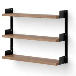 New Works Modulära Hyllsystem|Vägghyllor-Tehylla, Svart Ask