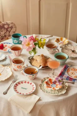 RICE Tekoppar-Tekopp Keramik 15 cl, Flowers