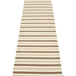 Teo Matta Brun / Beige / Vanilj, 140x200 cm