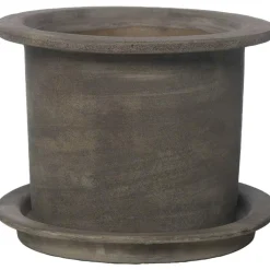 Terracotta Kruka Med Fat Ø24 cm