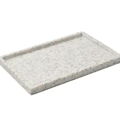 Terrazzo square Bricka 30 cm Vit/Brun