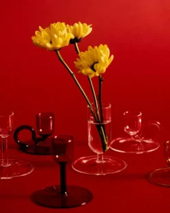 HAY Ljuslyktor-Tiny Ljushållare Rak, Gul