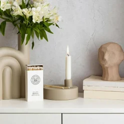 Eldstickan Tillbehör Ljusstakar & Ljuslyktor-Tändsticksask Stor Refill, Vit