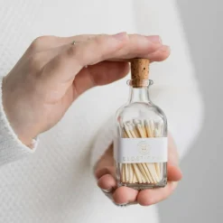 Eldstickan Tillbehör Ljusstakar & Ljuslyktor-Tändsticksburk Liten, Gran