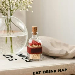 Eldstickan Tillbehör Ljusstakar & Ljuslyktor-Tändsticksburk Liten, Gran