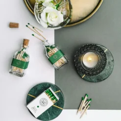 Eldstickan Tillbehör Ljusstakar & Ljuslyktor-Tändsticksburk Liten, Gran