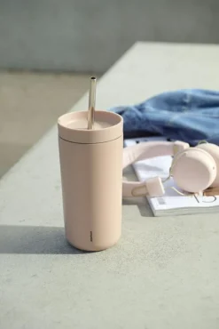 Stelton Termosmuggar-To Go Sip Termosmugg Med Sugrör 40 cl, Heather