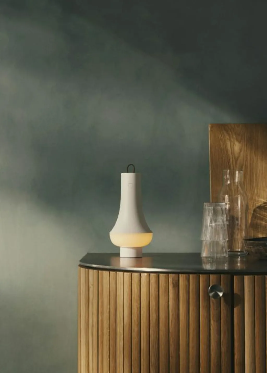 Louis Poulsen Portabla Lampor|Portabla Lampor-Tomoshi Bordslampa Portabel, Mörkbrun