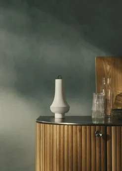 Louis Poulsen Portabla Lampor|Portabla Lampor-Tomoshi Bordslampa Portabel, Mörkbrun