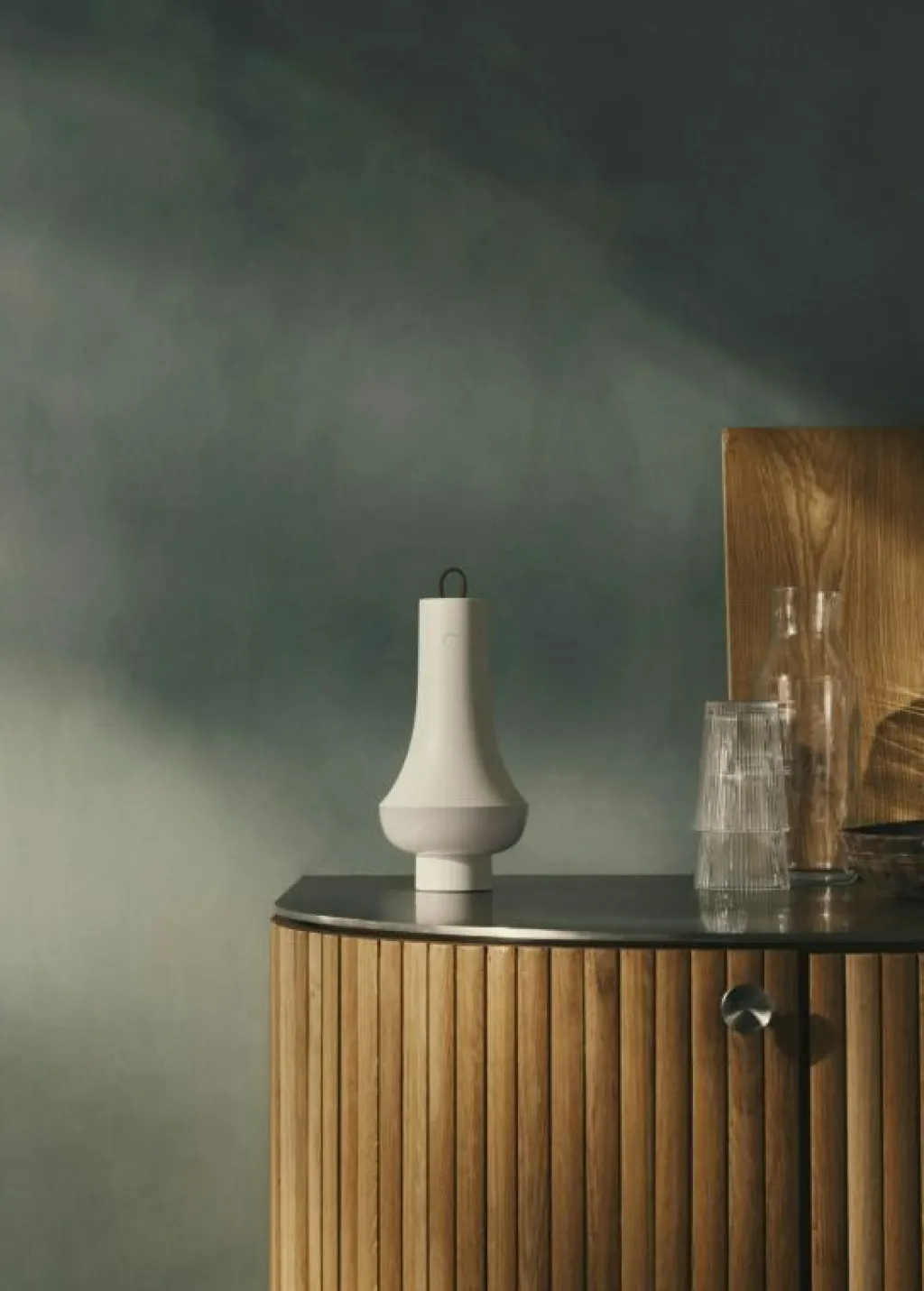 Louis Poulsen Portabla Lampor|Portabla Lampor-Tomoshi Bordslampa Portabel, Mörkbrun