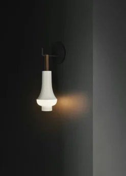 Louis Poulsen Portabla Lampor|Portabla Lampor-Tomoshi Bordslampa Portabel, Mörkbrun