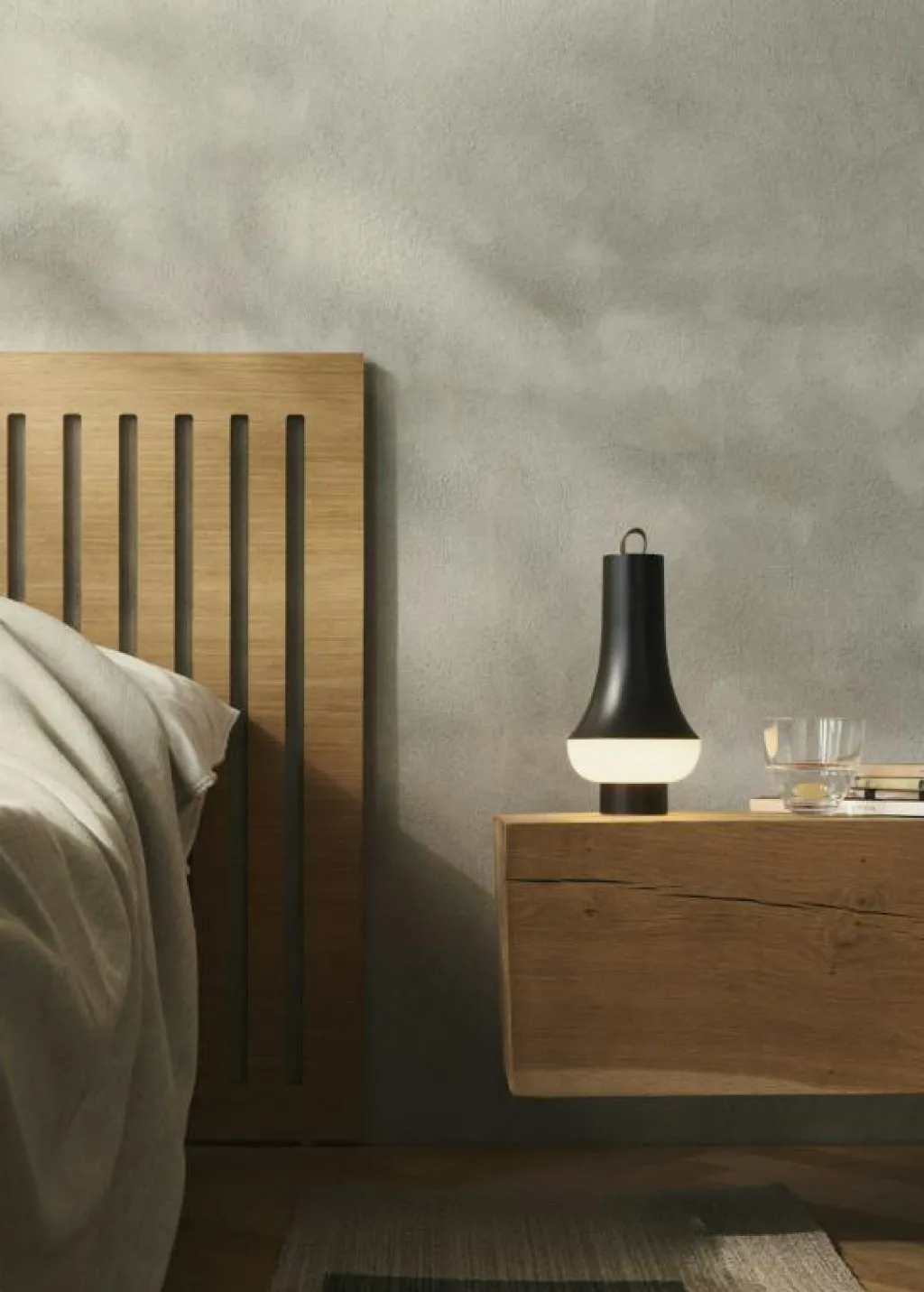 Louis Poulsen Portabla Lampor|Portabla Lampor-Tomoshi Bordslampa Portabel, Mörkbrun