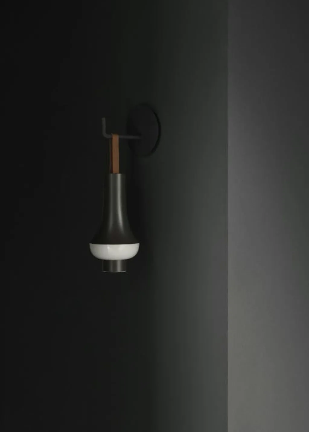 Louis Poulsen Portabla Lampor|Portabla Lampor-Tomoshi Bordslampa Portabel, Mörkbrun