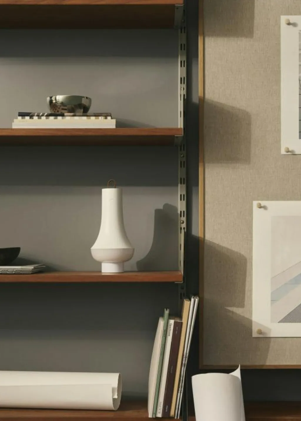 Louis Poulsen Portabla Lampor|Portabla Lampor-Tomoshi Bordslampa Portabel, Mörkbrun