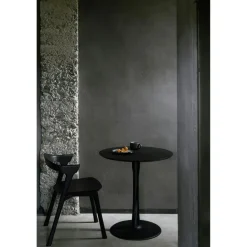 Torsion Matbord Ø127, Svart