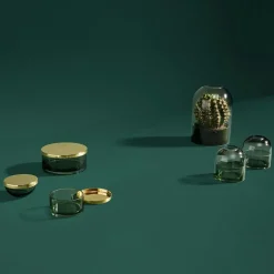 AYTM Ljuslyktor-Tota Ljuslykta Small, Svart/Amber