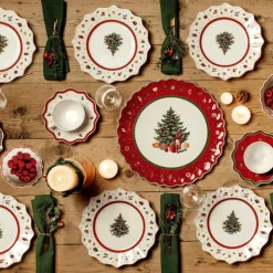 Villeroy & Boch Julserviser|Mattallrikar-Toy's Delight Frukostfat 24 cm, Vit