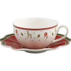 Villeroy & Boch Tekoppar|Kaffekoppar-Toy's Delight White Coffee Cup & Saucer