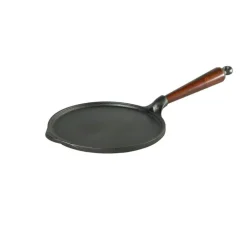 Skeppshult Stekpannor-Traditional Pannkakspanna Med Trähandtag, 23 cm