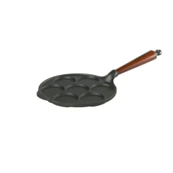Traditional Plättpanna Med Trähandtag, 23 cm