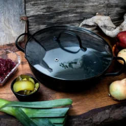 Satake Kastruller-Traktörpanna Lättviktig Gjutjärn Med Non-stick Beläggning Ø26 cm,
