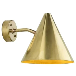 Tratten Vägglampa (Fast Montage), Mässing