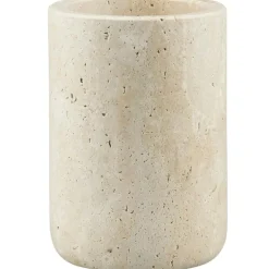 Mette Ditmer Tandborsthållare-Travertine Tandborstmugg 10 cm