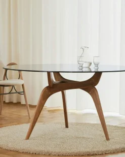 Triiio Matbord Ø135 cm, Oljad Ek