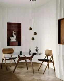 Triiio Matbord Ø135 cm, Oljad Ek