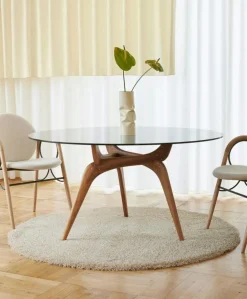 Triiio Matbord Ø135 cm, Oljad Ek