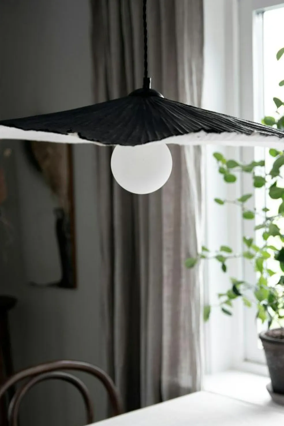 Tropez Pendel 82 cm, Svart