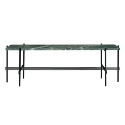 GUBI Soffbord-Ts Console 1 Hylla, Svart/Vit Marmor
